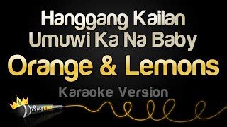 umuwi kana baby chords|Orange and Lemons .